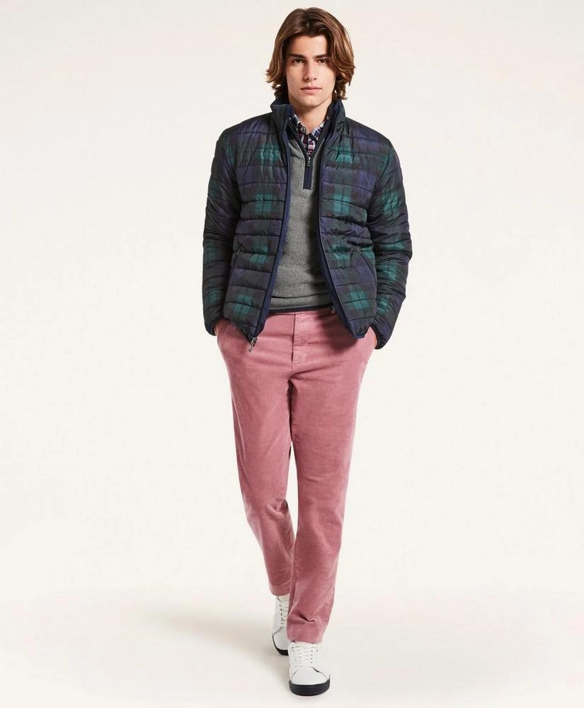 商品Brooks Brothers|布克兄弟 男士冬季防风保暖格子双面棉服羽绒服,价格¥410,第2张图片详细描述