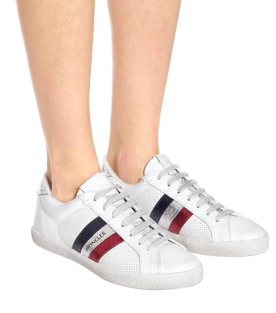 商品Moncler|Ryegrass leather sneakers,价格¥3066,第5张图片详细描述