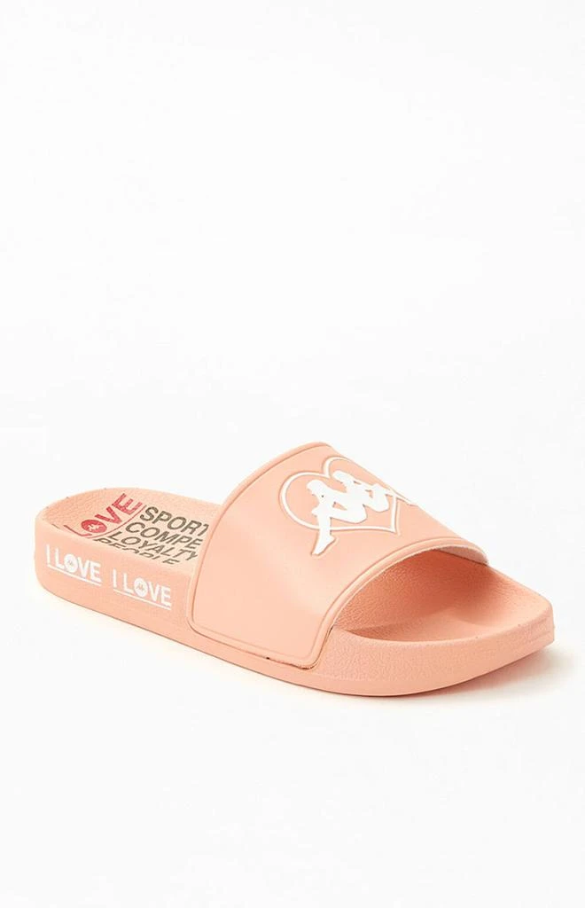 商品Kappa|Women's Peach Authentic Aasiaat 1 Slide Sandals,价格¥90,第1张图片
