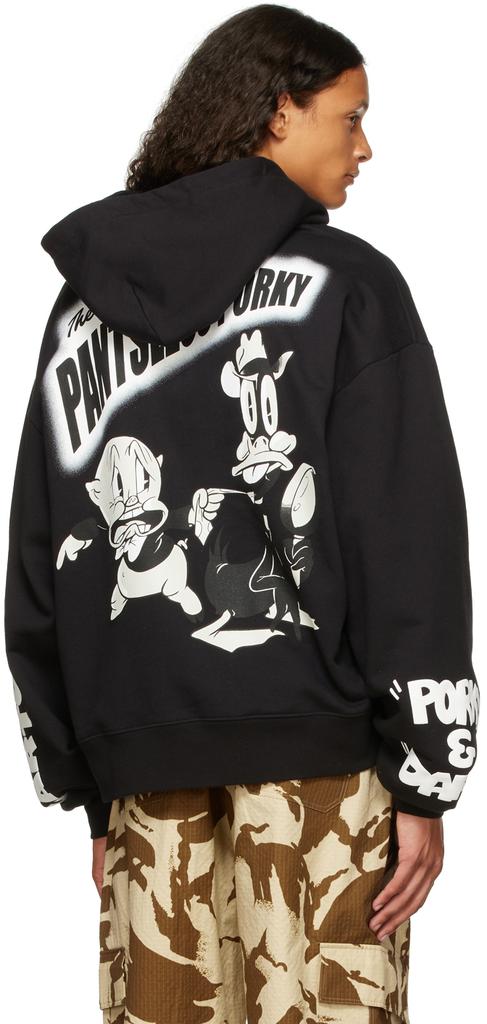 Black Looney Tunes Edition Fleece Hoodie商品第3张图片规格展示