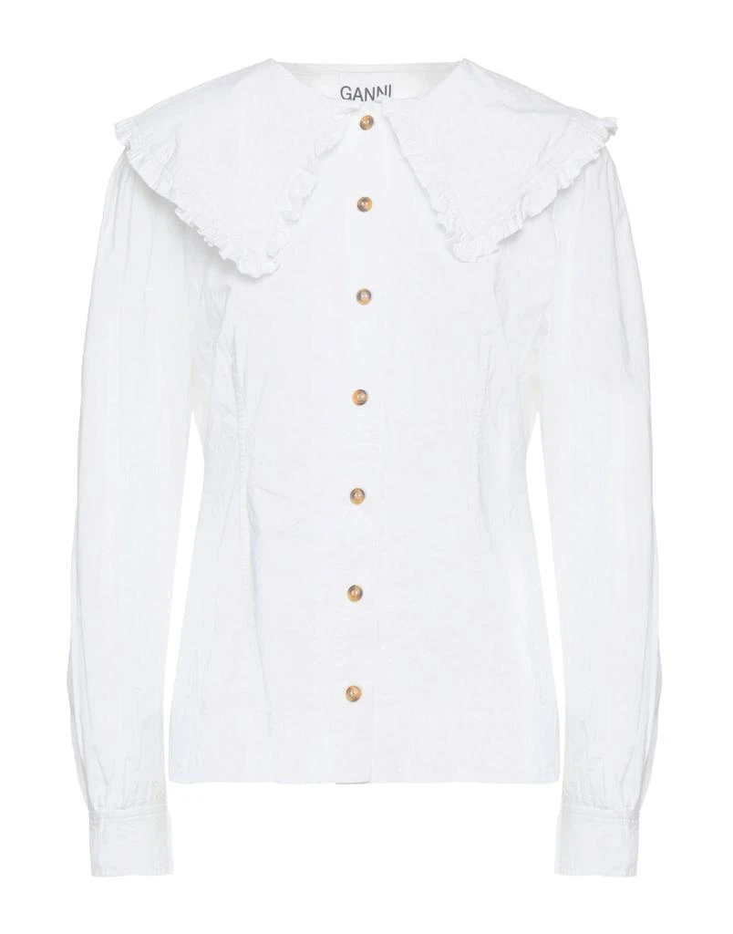 商品Ganni|Solid color shirts & blouses,价格¥514,第1张图片