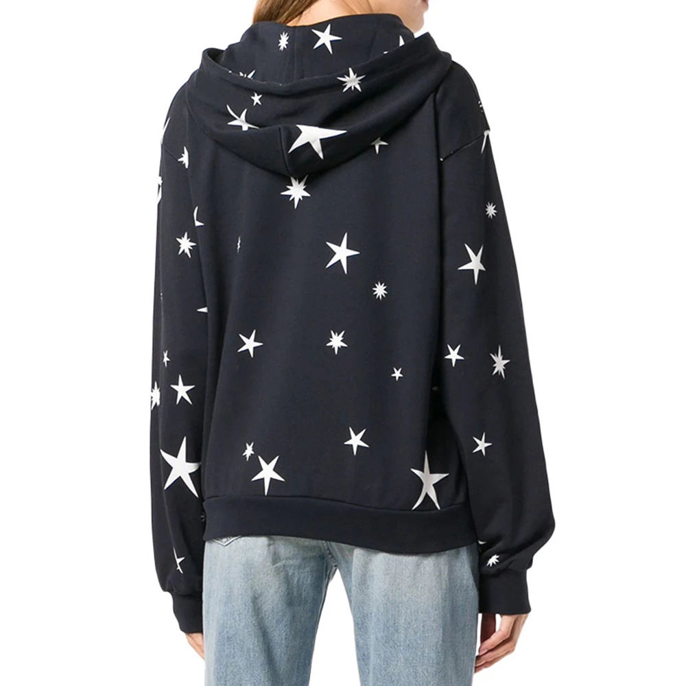 Moschino 莫斯奇诺 女士黑色宇宙飞船玤泰迪熊连帽卫衣 DV1702-5427-1555 商品