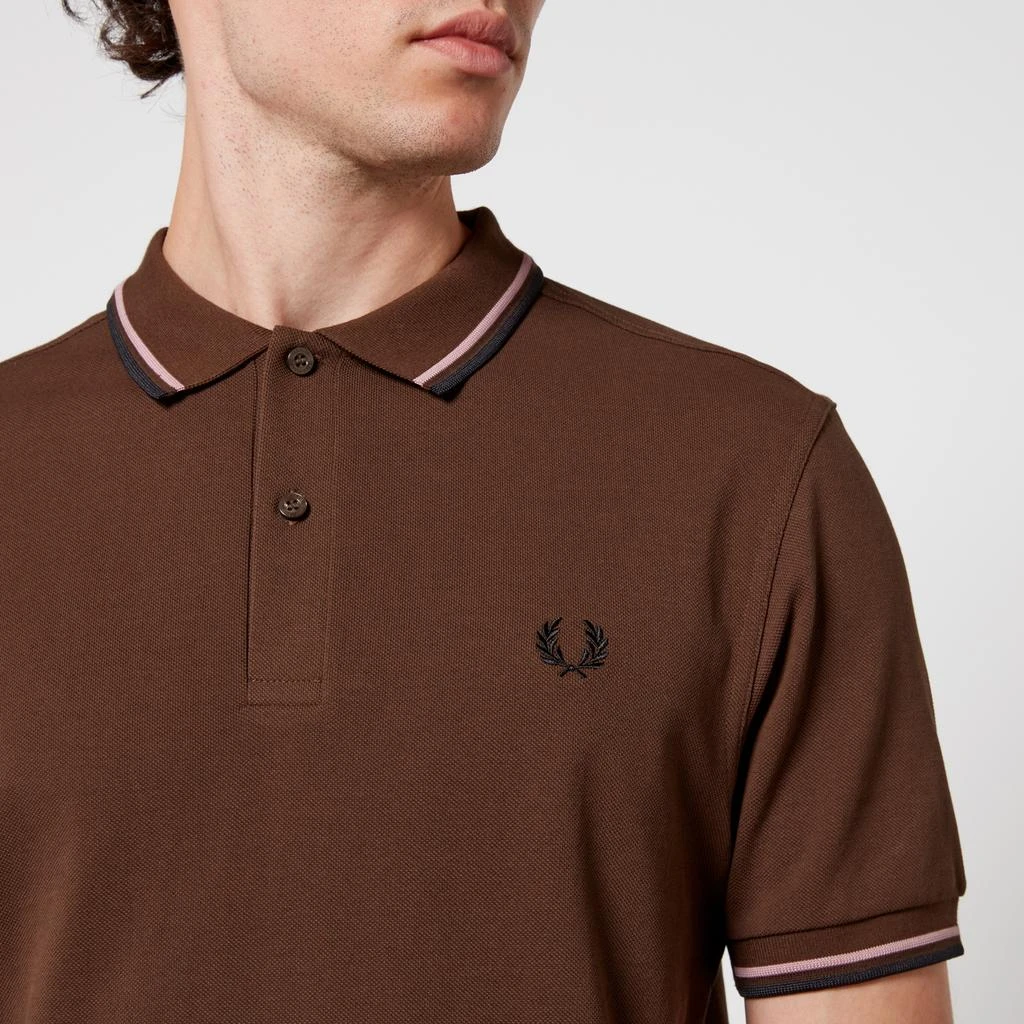 商品Fred Perry|Fred Perry Cotton-Piqué Polo Shirt,价格¥301,第4张图片详细描述