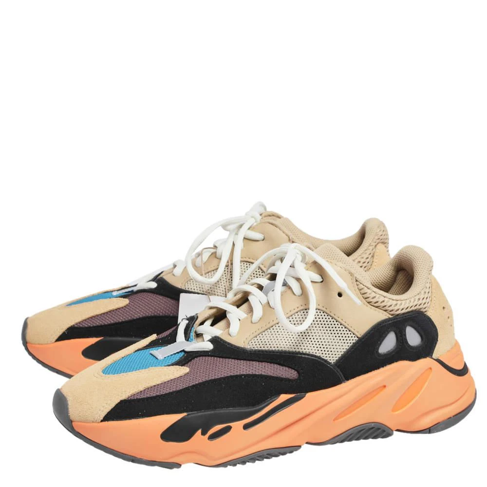 商品YEEZY|Yeezy x Adidas Multicolor Mesh And Suede Boost 700 Enflame Amber Sneakers Size 43 1/3,价格¥2444,第4张图片详细描述