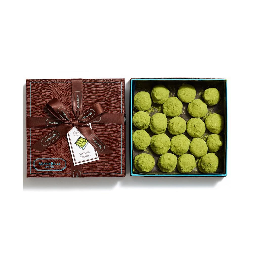 商品MarieBelle New York|Matcha Chocolate Truffles, 20 Piece,价格¥387,第1张图片