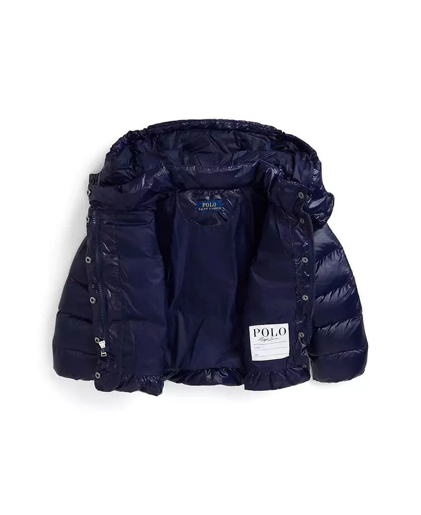 Toddler And Little Girls Down Hooded Peplum Jacket 商品