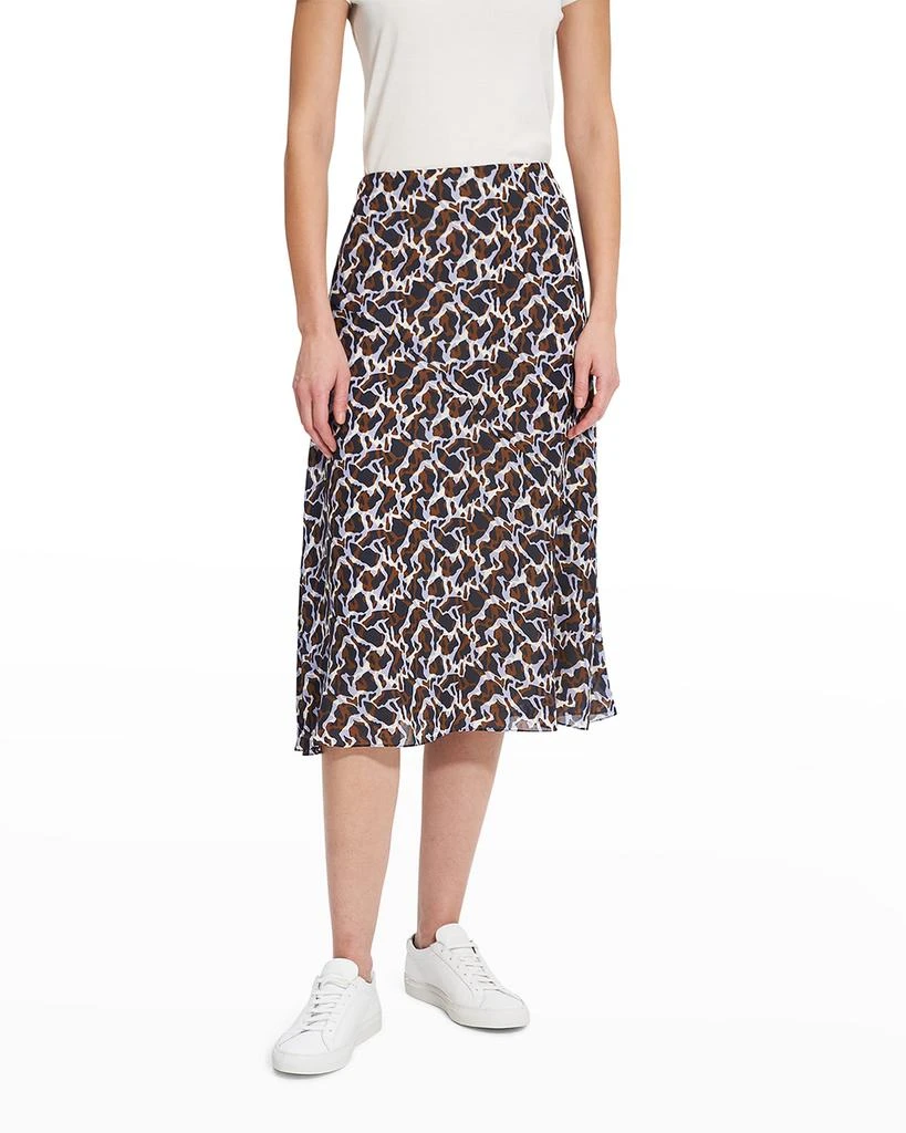 商品Theory|Jasper Silk Midi Skirt,价格¥926,第3张图片详细描述