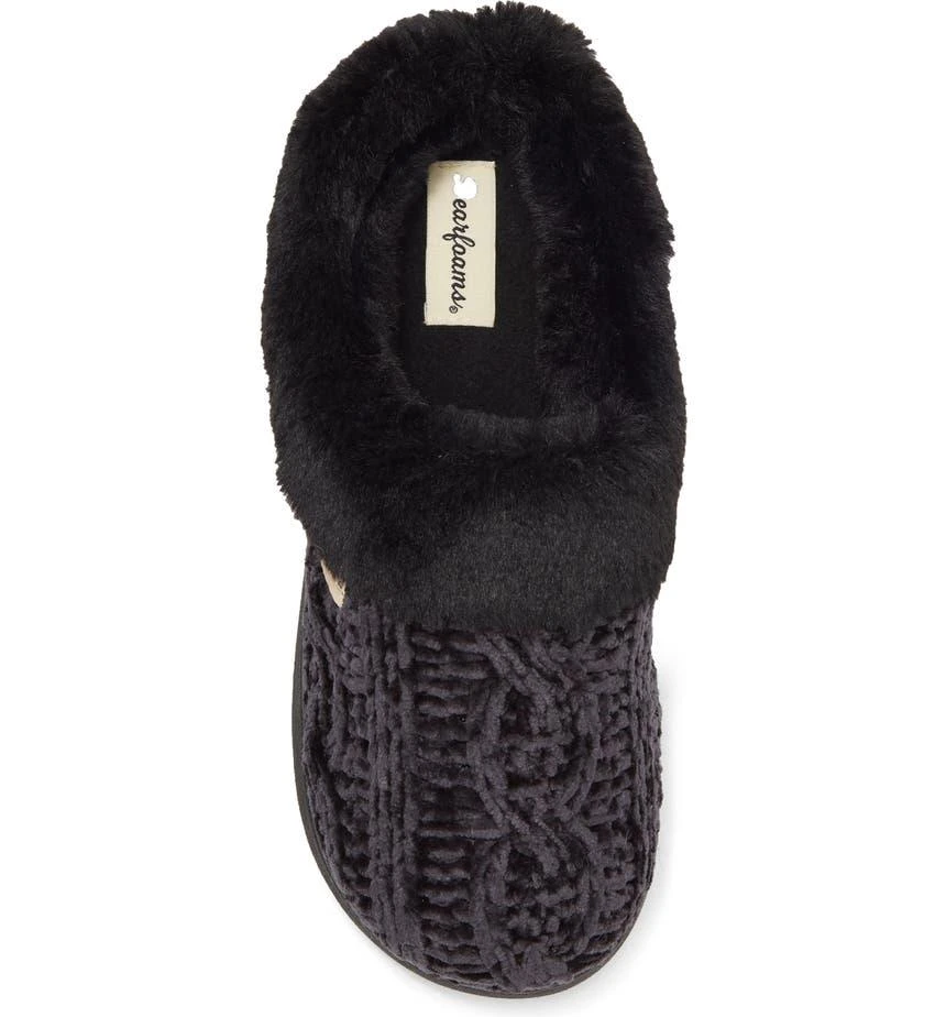 商品Dear Foams|Claire Chenille Knit & Faux Fur Slipper,价格¥140,第4张图片详细描述