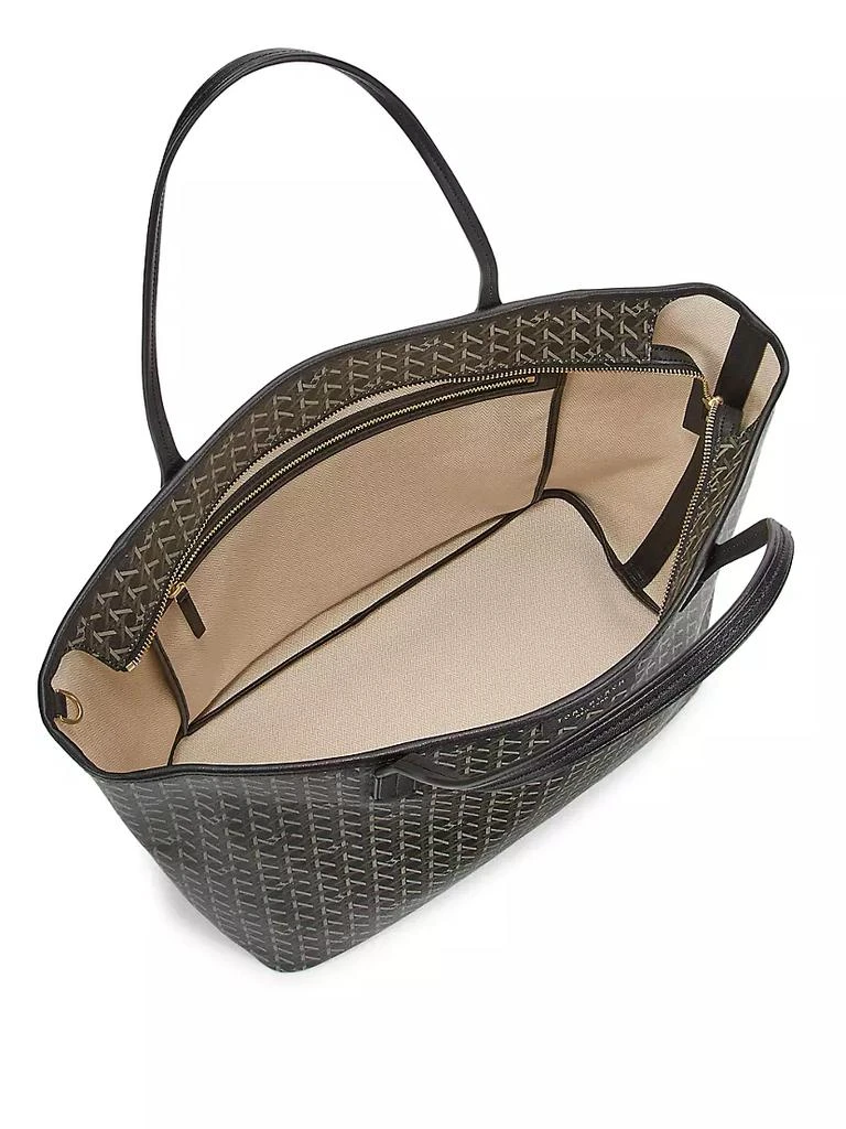商品Tory Burch|Ever-Ready Basketweave Print Tote Bag,价格¥1175-¥2238,第3张图片详细描述