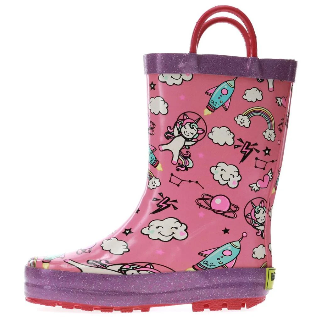 商品Western Chief|Western Chief Baby Girl's Planet Play Rubber Rain Boot,价格¥62,第3张图片详细描述