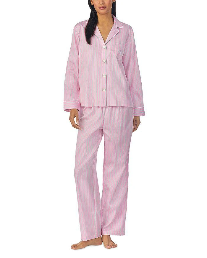 商品Ralph Lauren|Long Sleeve Pajama Set,价格¥443,第1张图片