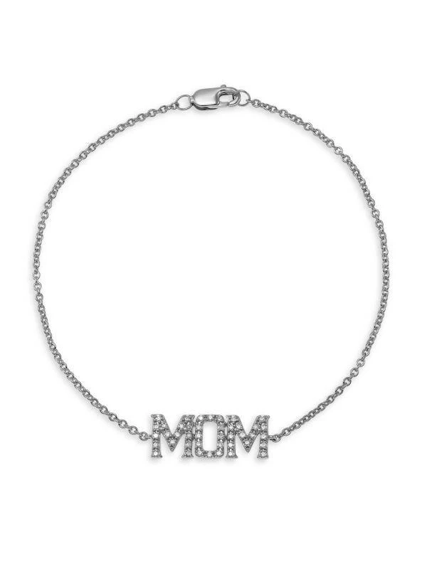商品Saks Fifth Avenue|MOM 14K White Gold Diamond Bracelet,价格¥3000,第1张图片