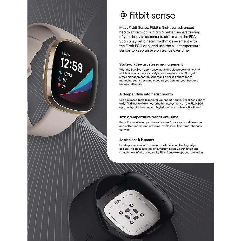 Sense Carbon Strap Smart Watch 39mm 商品