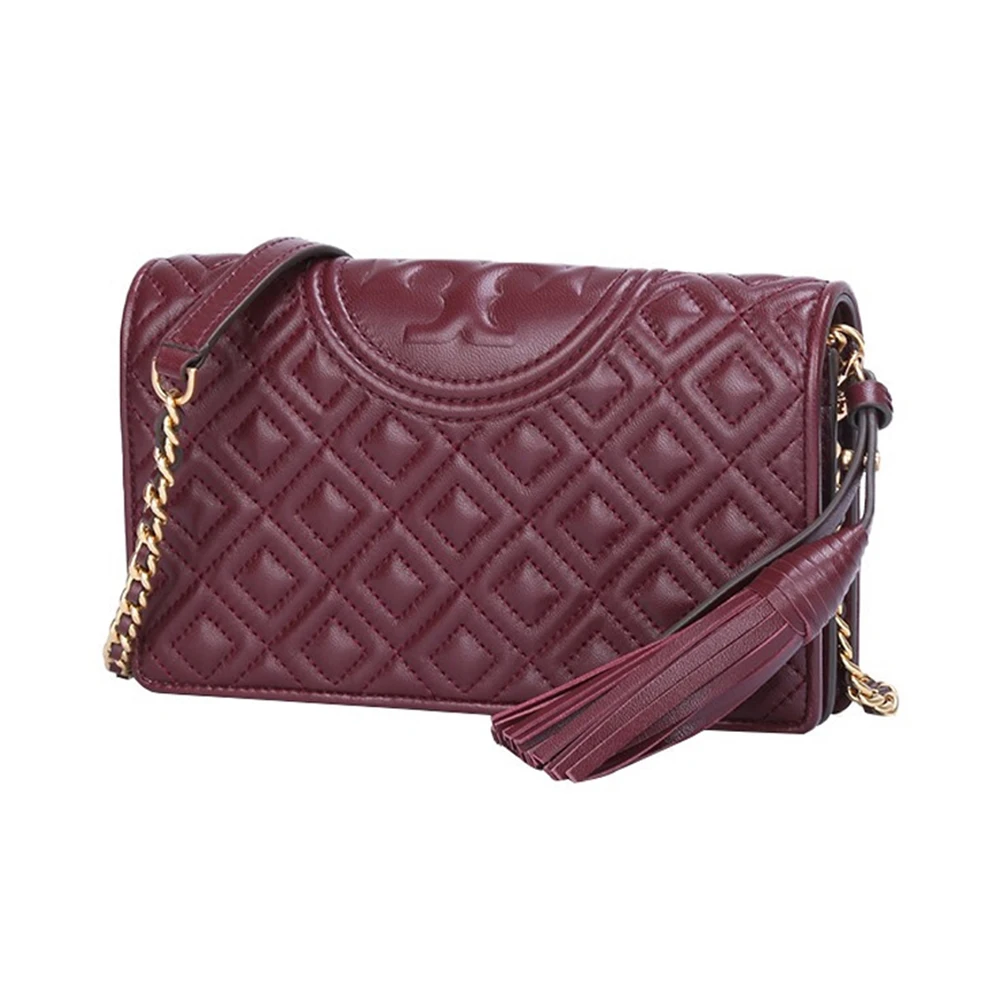 Tory Burch 汤丽柏琦 女士紫红色羊皮单肩斜挎包 50263-639 商品