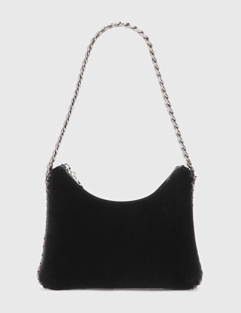 商品Stella McCartney|Falabella Mini Velvet and Crystal Chain Shoulder Bag,价格¥4231,第1张图片