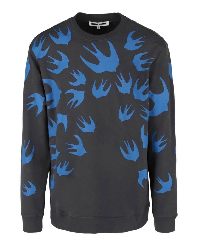 商品Alexander McQueen|Swallows Crewneck Sweatshirt,价格¥1207,第1张图片