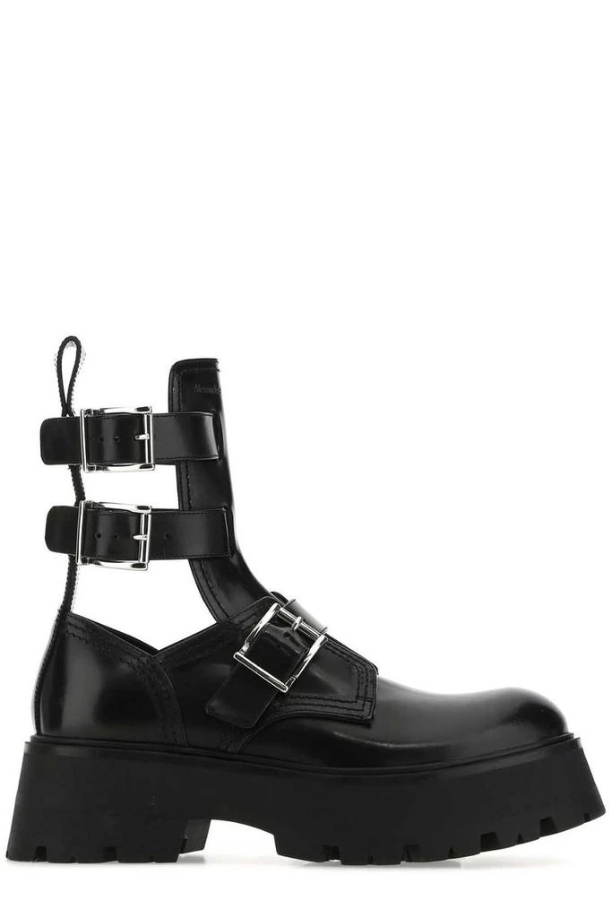 商品Alexander McQueen|Alexander McQueen Rave Buckle Boots,价格¥3782,第1张图片