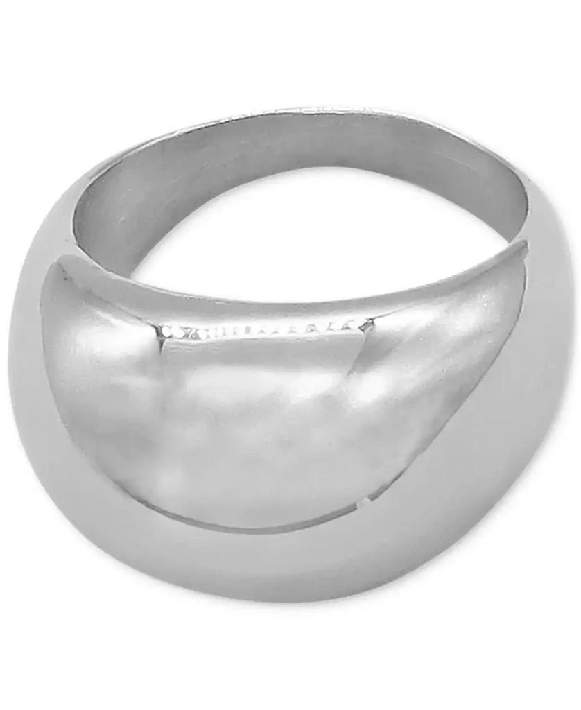 商品ADORNIA|Silver-Tone Water-Resistant Tall Dome Ring,价格¥147,第1张图片