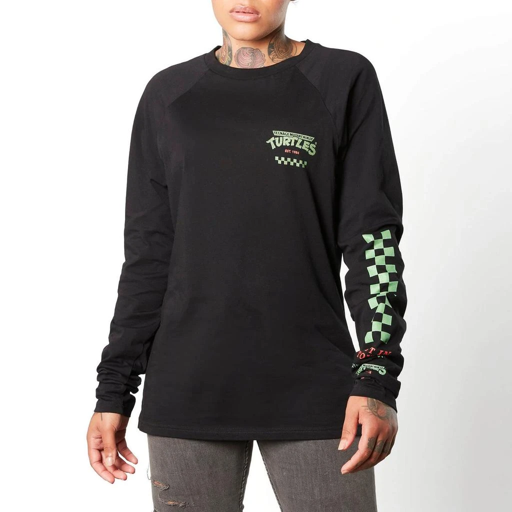 商品Original Hero|Teenage Mutant Ninja Turtles No Slice Left Behind Unisex Long Sleeve T-Shirt - Black,价格¥202,第1张图片详细描述