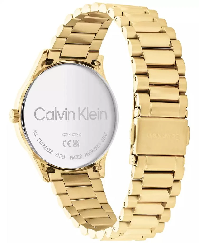 商品Calvin Klein|Gold-Tone Bracelet Watch 35mm,价格¥1377,第3张图片详细描述