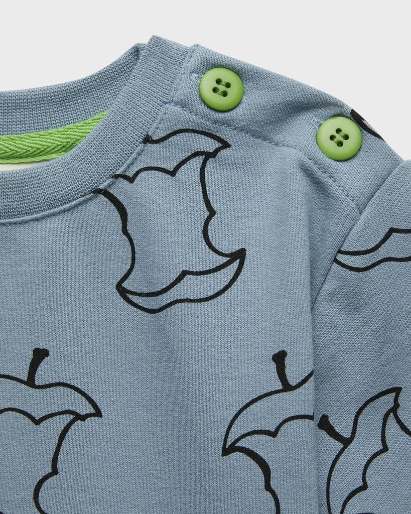 商品Mon Coeur|Kid's Apples-Print Summer Sweatshirt, Size 3M-24M,价格¥125,第3张图片详细描述