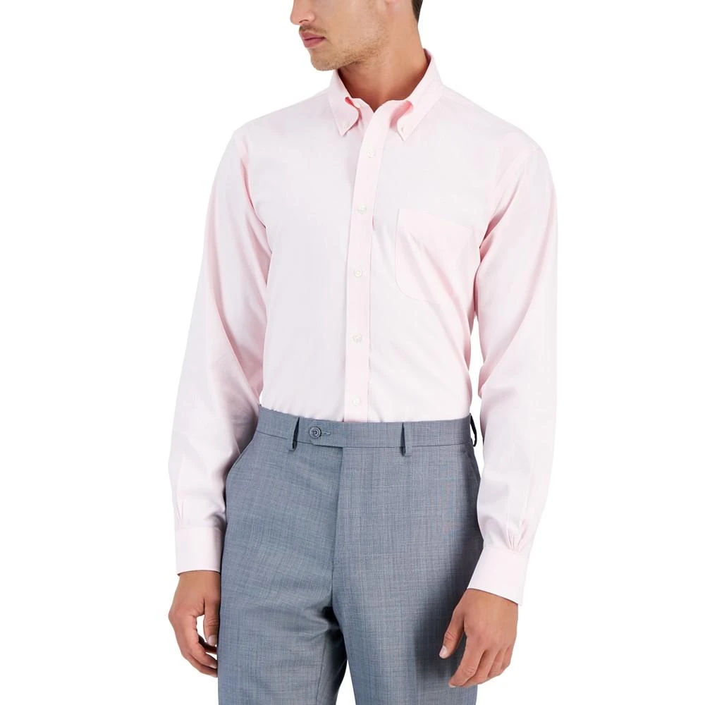商品Brooks Brothers|Men's Regular Fit Non-Iron Solid Dress Shirt,价格¥530,第1张图片