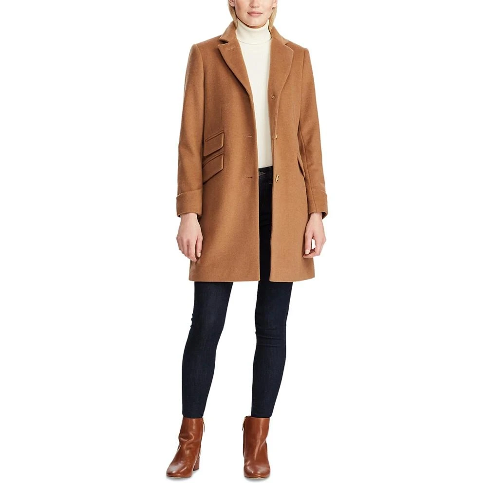 商品Ralph Lauren|Women's Wool Blend Walker Coat,价格¥1497,第1张图片