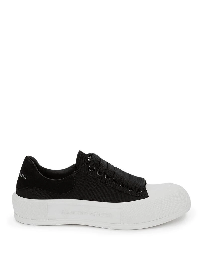 商品Alexander McQueen|Women's Deck Plimsoll Low Top Sneakers,价格¥3914,第1张图片