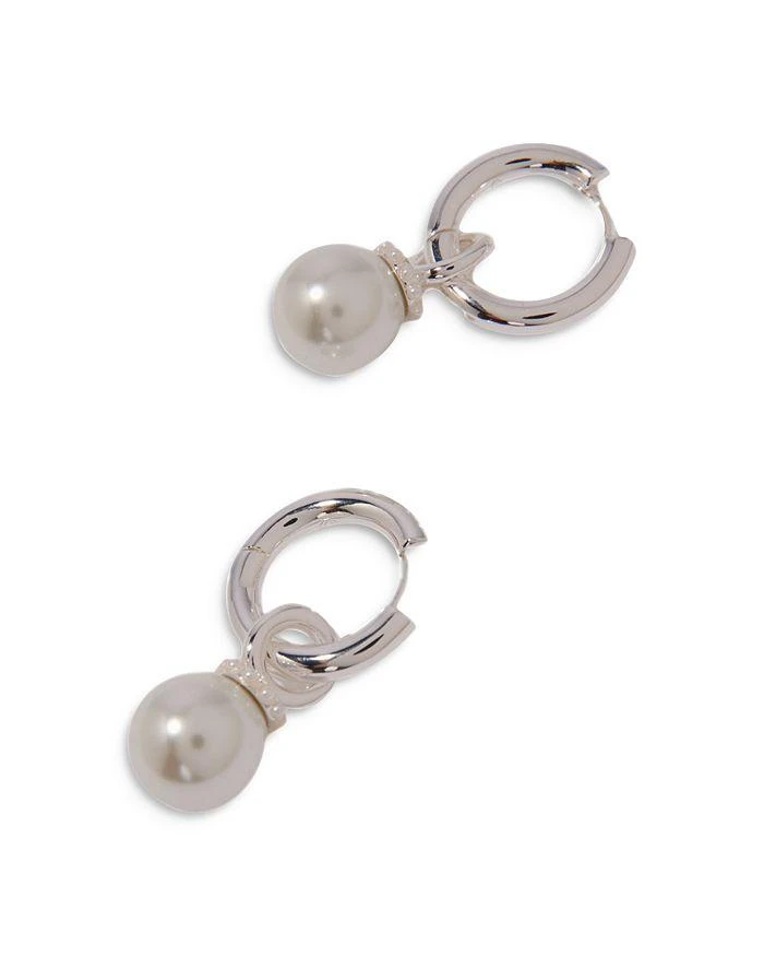 商品Maje|Imitation Pearl Huggie Hoop Earrings,价格¥413,第4张图片详细描述