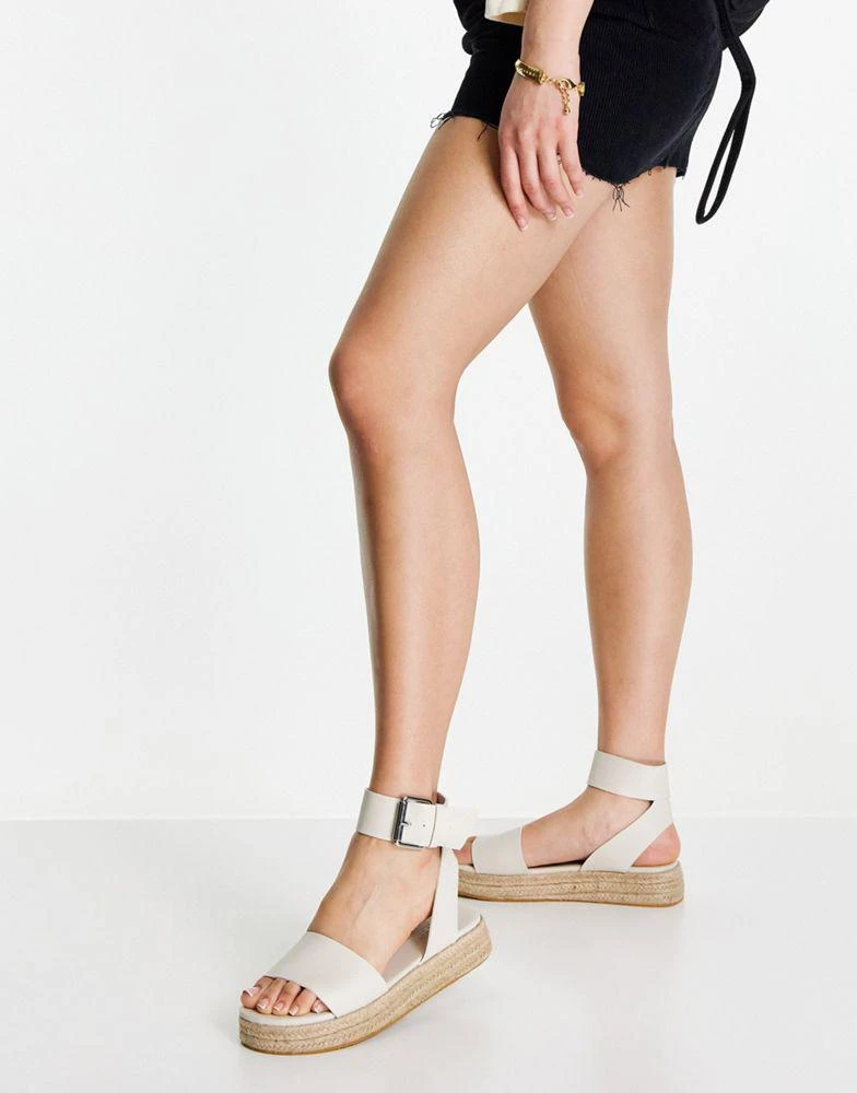 商品Topshop|Topshop Paradise espadrille sandal in stone,价格¥165,第2张图片详细描述