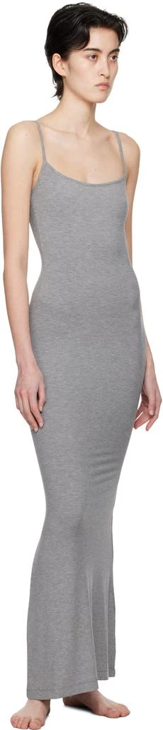 商品SKIMS|Gray Soft Lounge Long Slip Maxi Dress,价格¥221,第4张图片详细描述