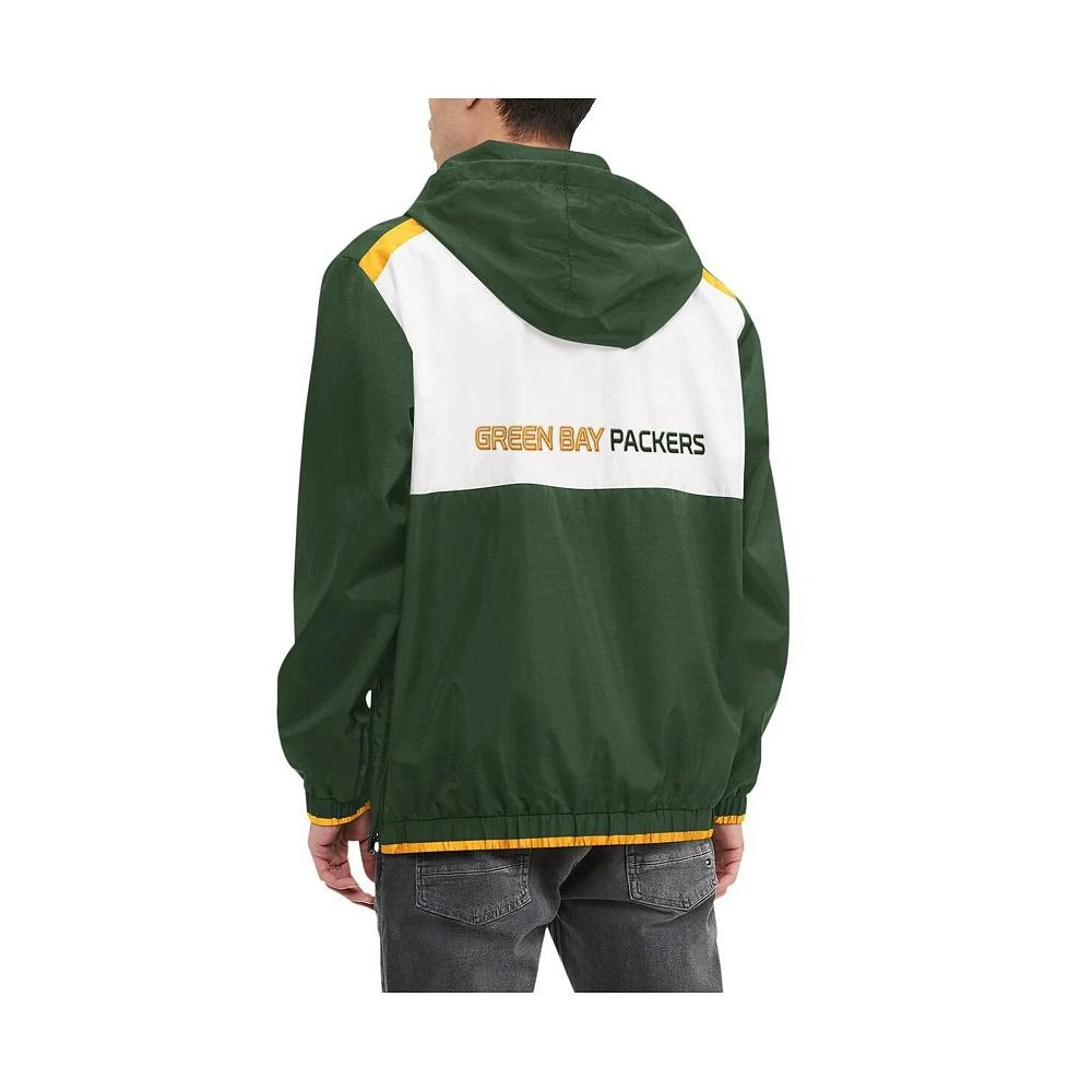 商品Tommy Hilfiger|Men's Green, White Green Bay Packers Carter Half-Zip Hooded Top,价格¥1104,第2张图片详细描述