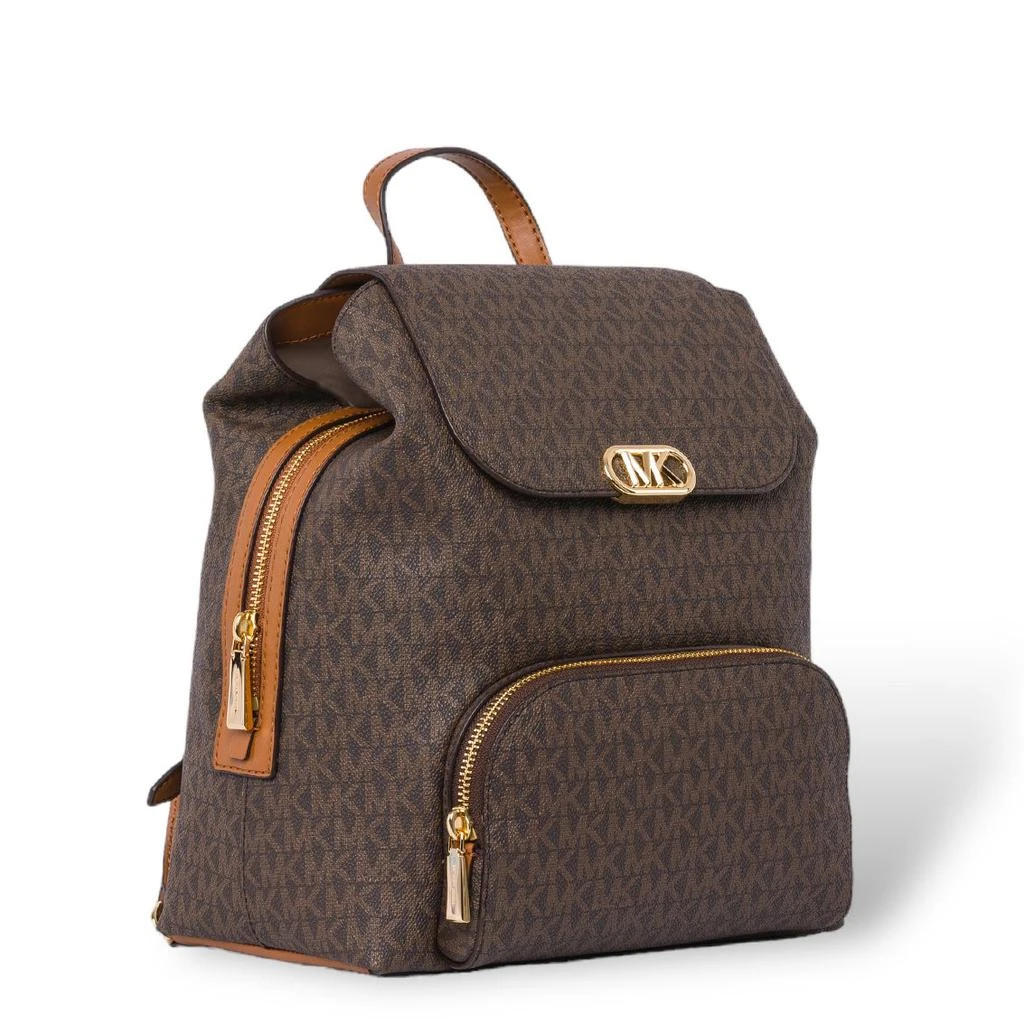 商品Michael Kors|Michael Michael Kors Logo Plaque Monogram-Patterned Backpack,价格¥3093,第3张图片详细描述