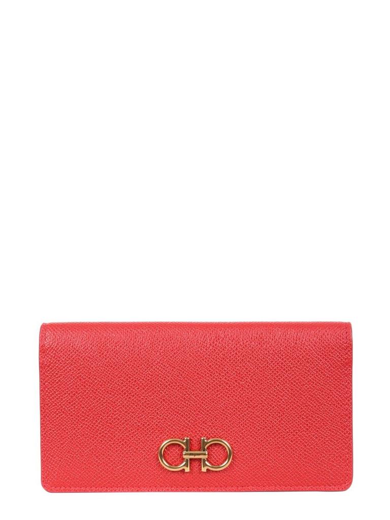 Salvatore Ferragamo Women's  Red Other Materials Wallet商品第1张图片规格展示