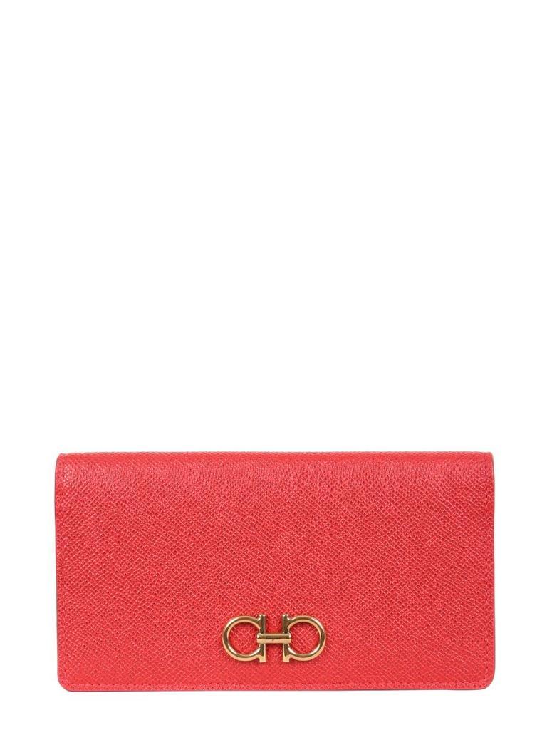 商品Salvatore Ferragamo|Salvatore Ferragamo Women's  Red Other Materials Wallet,价格¥3154,第1张图片