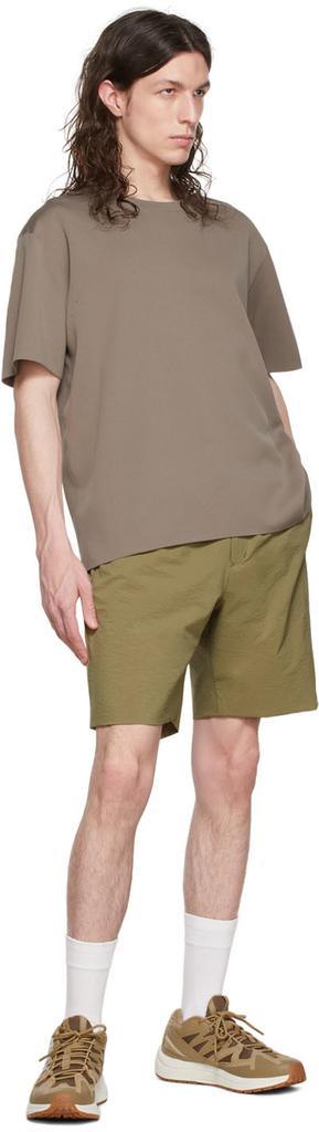 商品DESCENTE|Khaki Polyester Shorts,价格¥1343,第6张图片详细描述