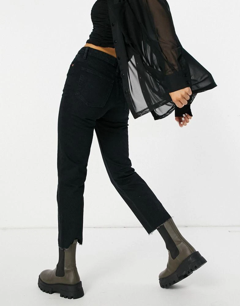商品Topshop|Topshop straight jeans in black,价格¥229,第2张图片详细描述