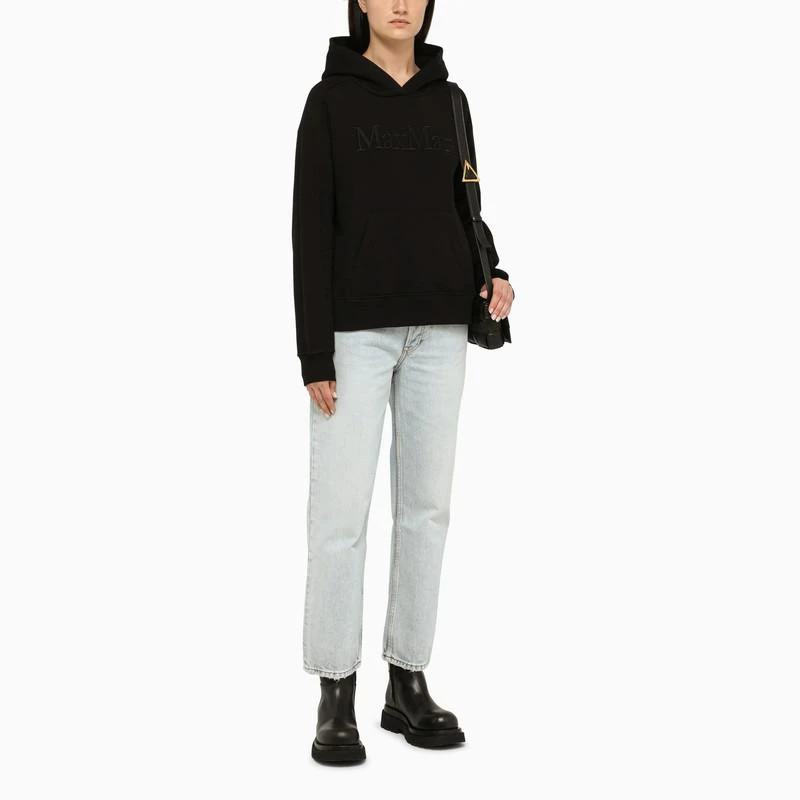 商品Max Mara|Black cotton hoodie,价格¥1136,第2张图片详细描述