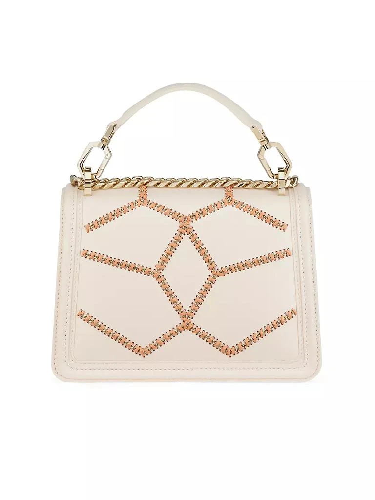 商品BVLGARI|Serpenti Twisted Chain Leather Top Handle Bag,价格¥26978,第4张图片详细描述