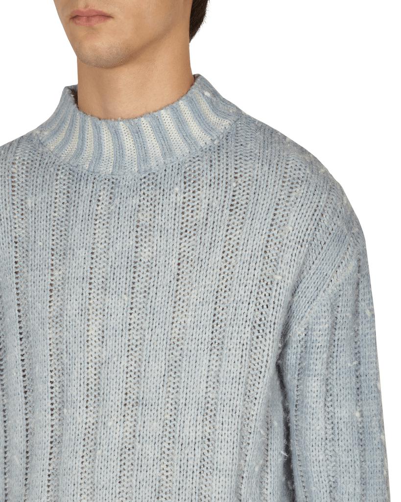 Funnel Neck Sweater Blue商品第6张图片规格展示