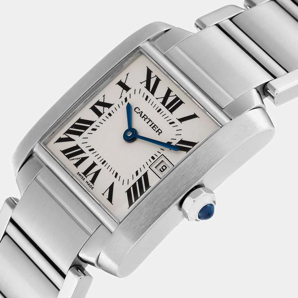 商品[二手商品] Cartier|Cartier Tank Francaise Midsize Silver Dial Steel Ladies Watch W51011Q3 25.0 X 30.0 mm,价格¥30119,第2张图片详细描述