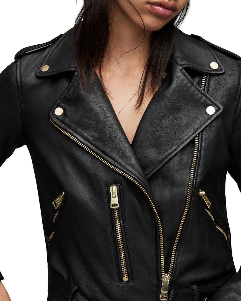 Balfern Leather Biker Jacket商品第7张图片规格展示