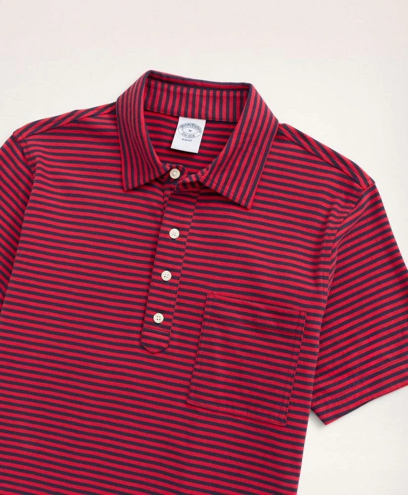 Vintage Jersey Feeder Stripe Polo Shirt 商品