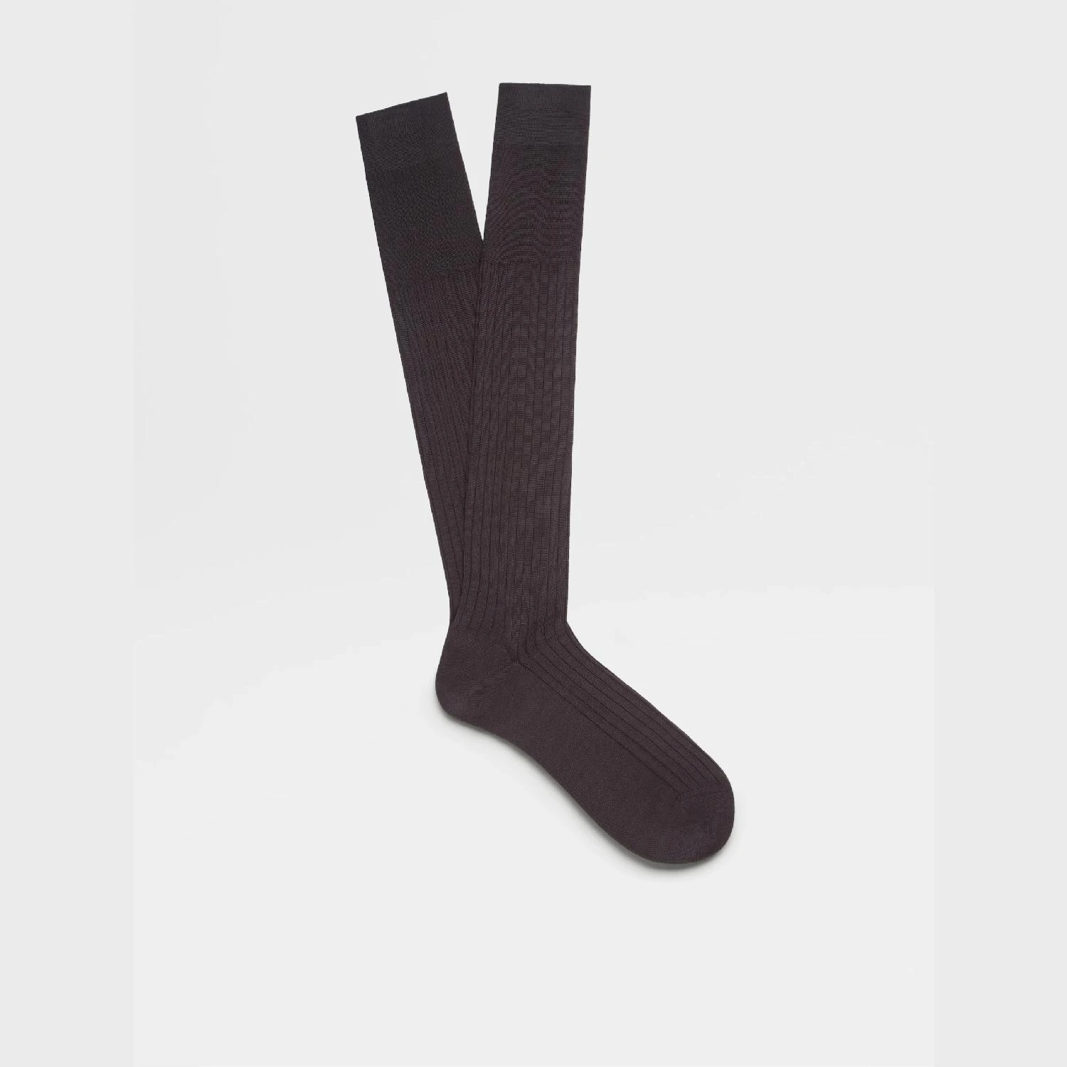 包邮包税【预售7天发货】 ZEGNA杰尼亚 23秋冬 男士 袜子 Dark Grey Cotton Socks N4V10-011-022 商品