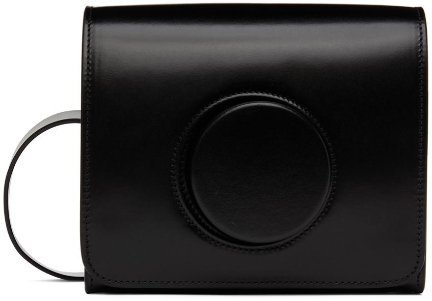 Black Leather Camera Bag商品第1张图片规格展示
