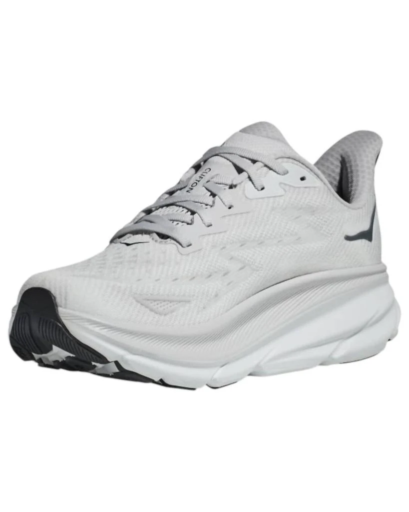 商品Hoka One One|Men's Clifton 9 Shoes In Nimbus Cloud/steel Wool,价格¥980,第1张图片