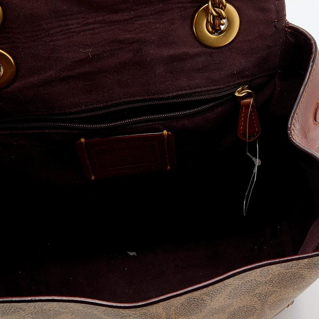 Coach Beige/Brown Signature Coated Canvas and Leather Parker Backpack  商品