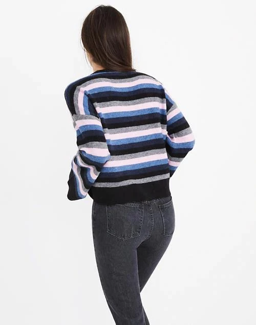 商品Madewell|Cardiff Striped Crewneck Sweater in Coziest Yarn,价格¥476,第3张图片详细描述