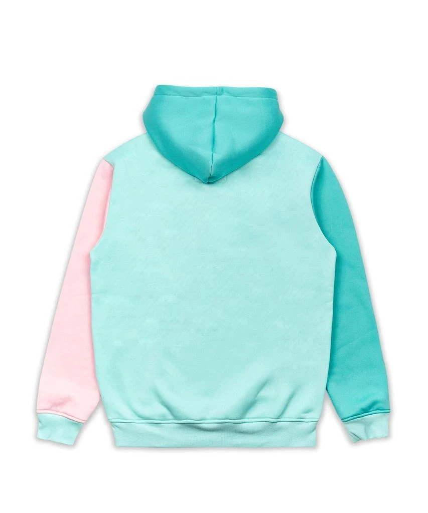 Pastel Color Block Fleece Hood Shorts Set 商品
