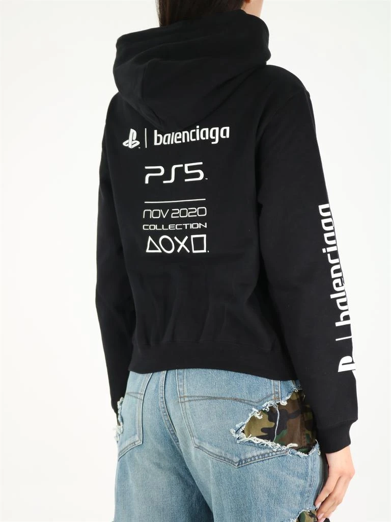 商品Balenciaga|PlayStation™ Fitted Hoodie black,价格¥2839,第3张图片详细描述